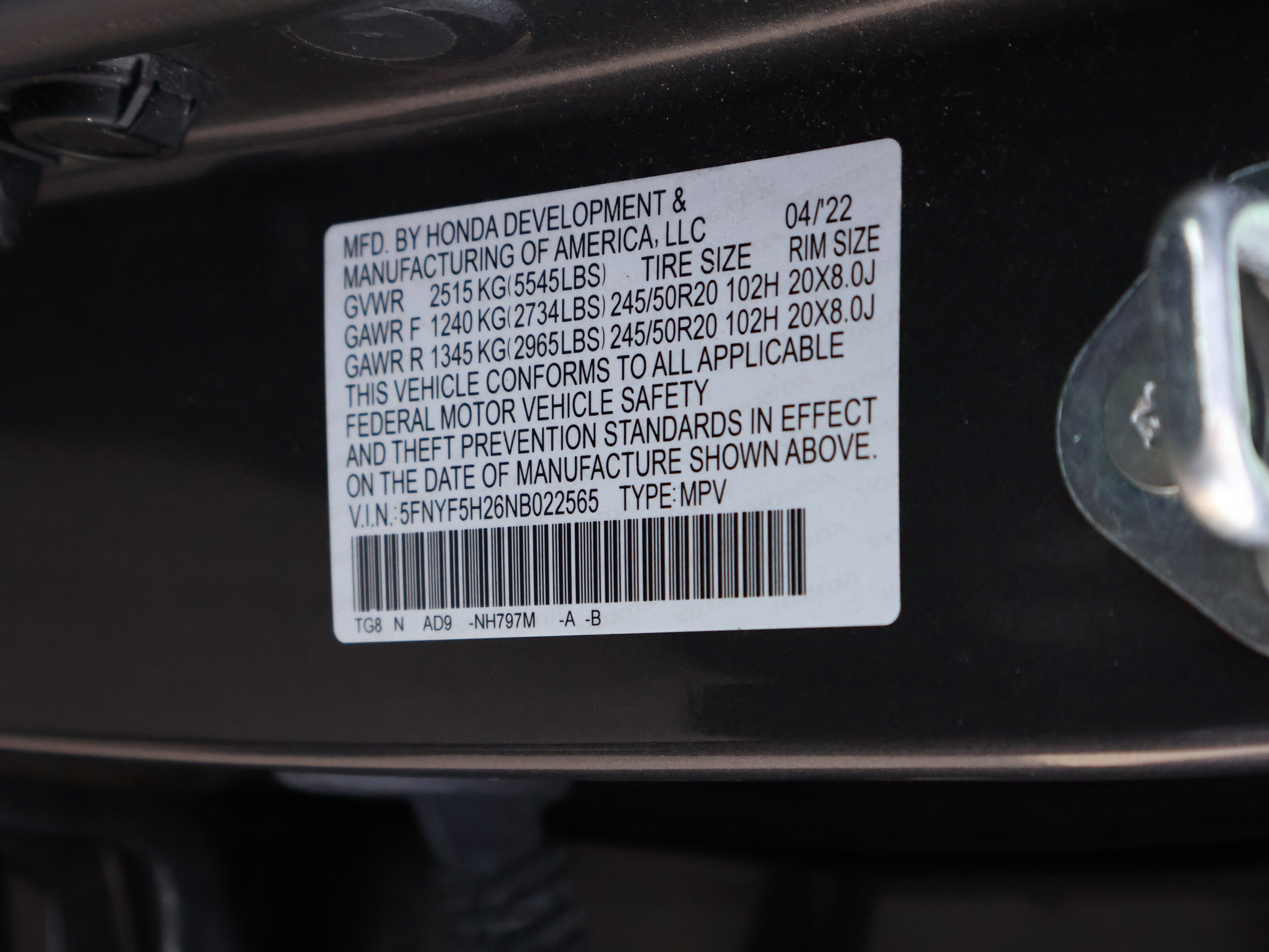 Used 2022 Honda Pilot Special Edition image 39