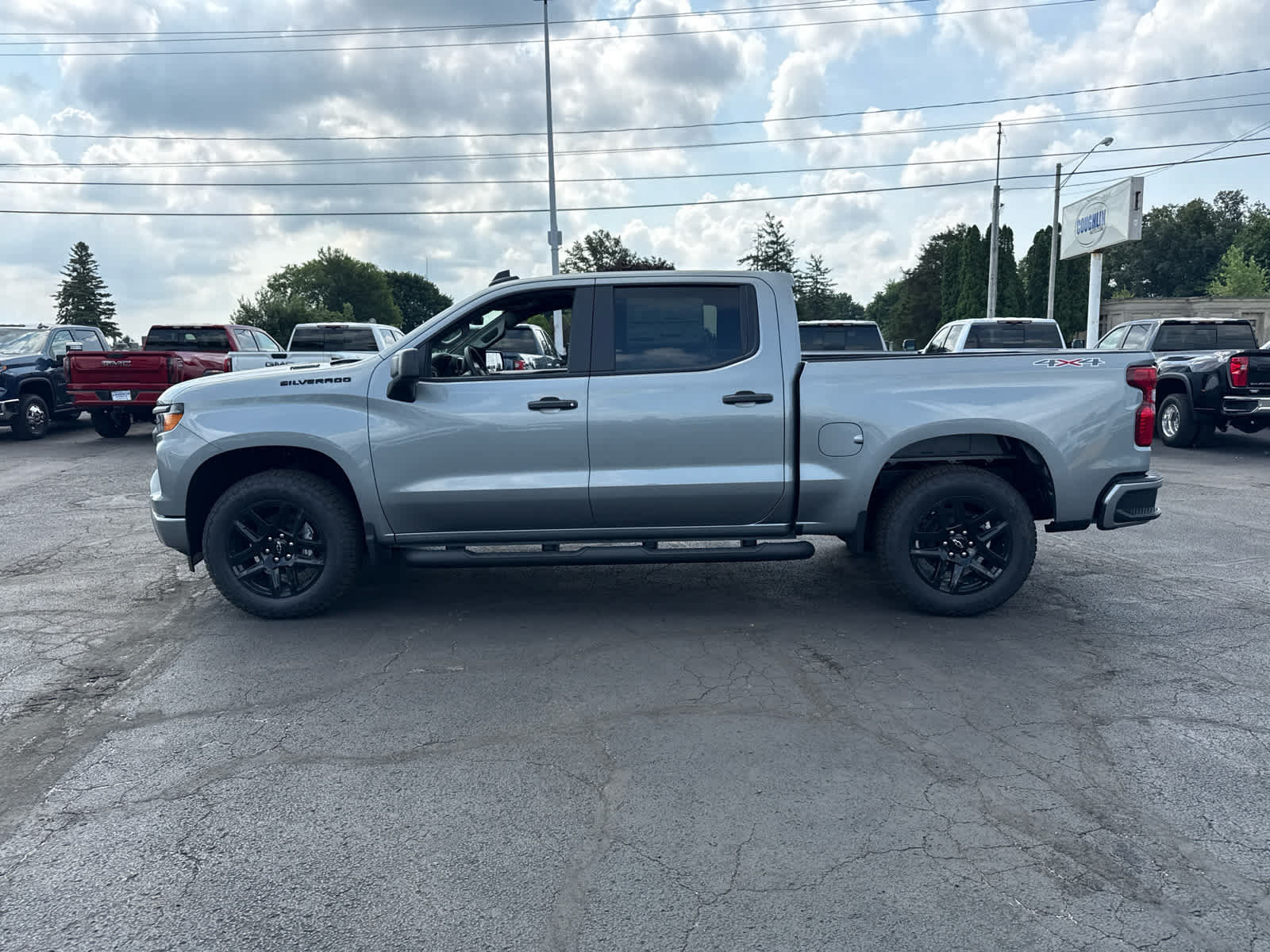 New 2026 Chevrolet Silverado 1500 Custom w/ Turbomax Blackout Package AWD/4WD image 2