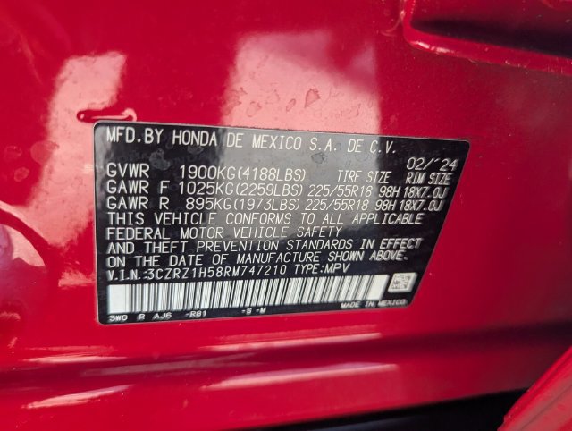 Certified 2024 Honda HR-V Sport image 34