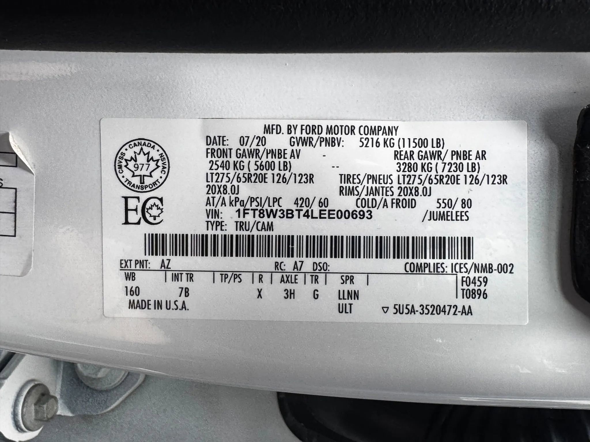 Used 2020 Ford F350 Platinum w/ FX4 Off-Road Package AWD/4WD image 27