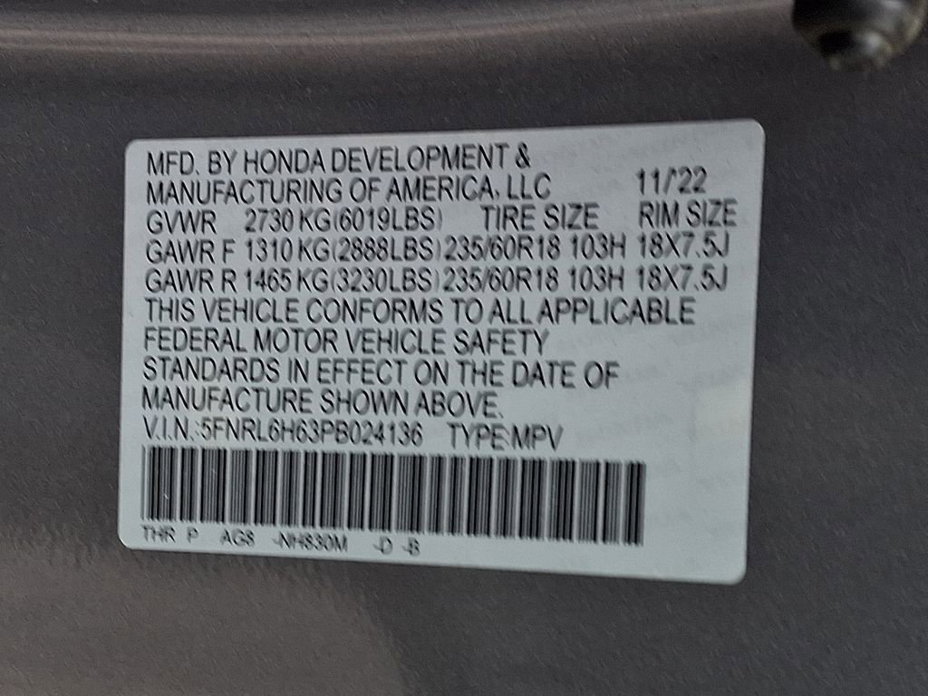 Used 2023 Honda Odyssey EX-L image 26
