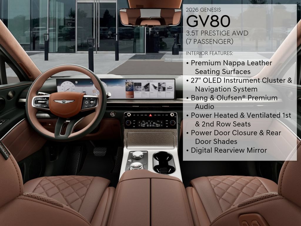 Used 2026 Genesis GV80 3.5T Prestige AWD/4WD image 17