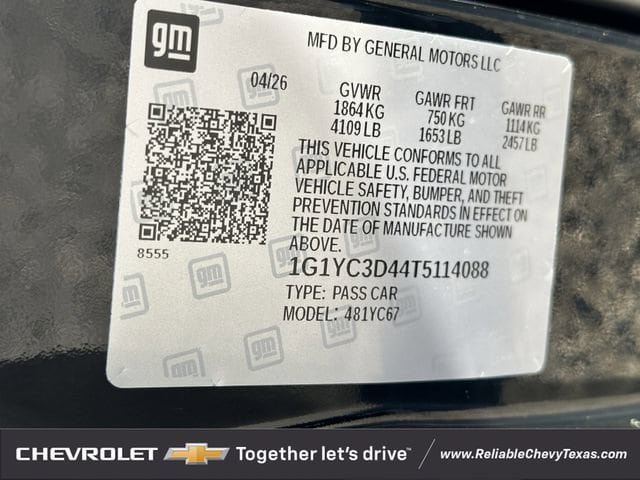 New 2026 Chevrolet Corvette Stingray Premium Conv w/ Stealth Interior Trim Package RWD image 28