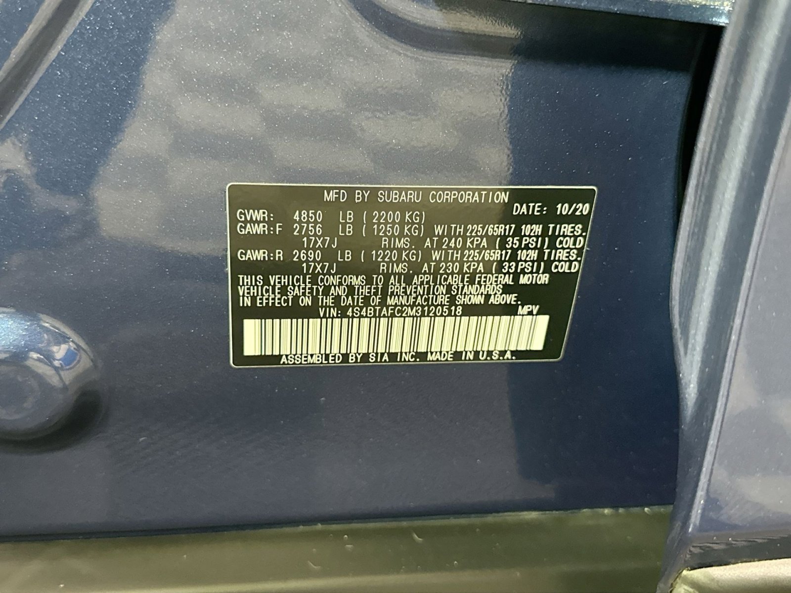 Used 2021 Subaru Outback Premium image 39