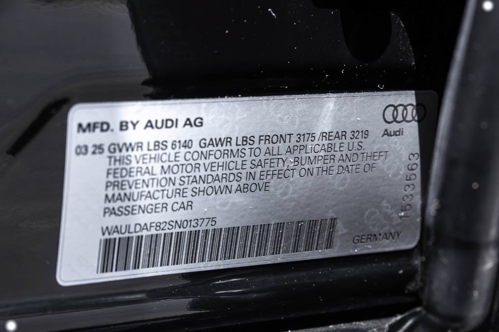 Used 2025 Audi A8 L 3.0T w/ Executive Package AWD/4WD image 40