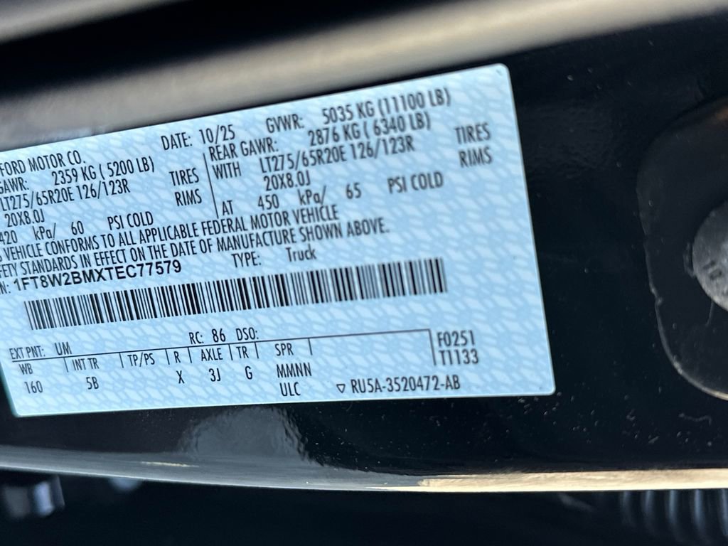 New 2026 Ford F250 Lariat w/ Black Appearance Package image 30