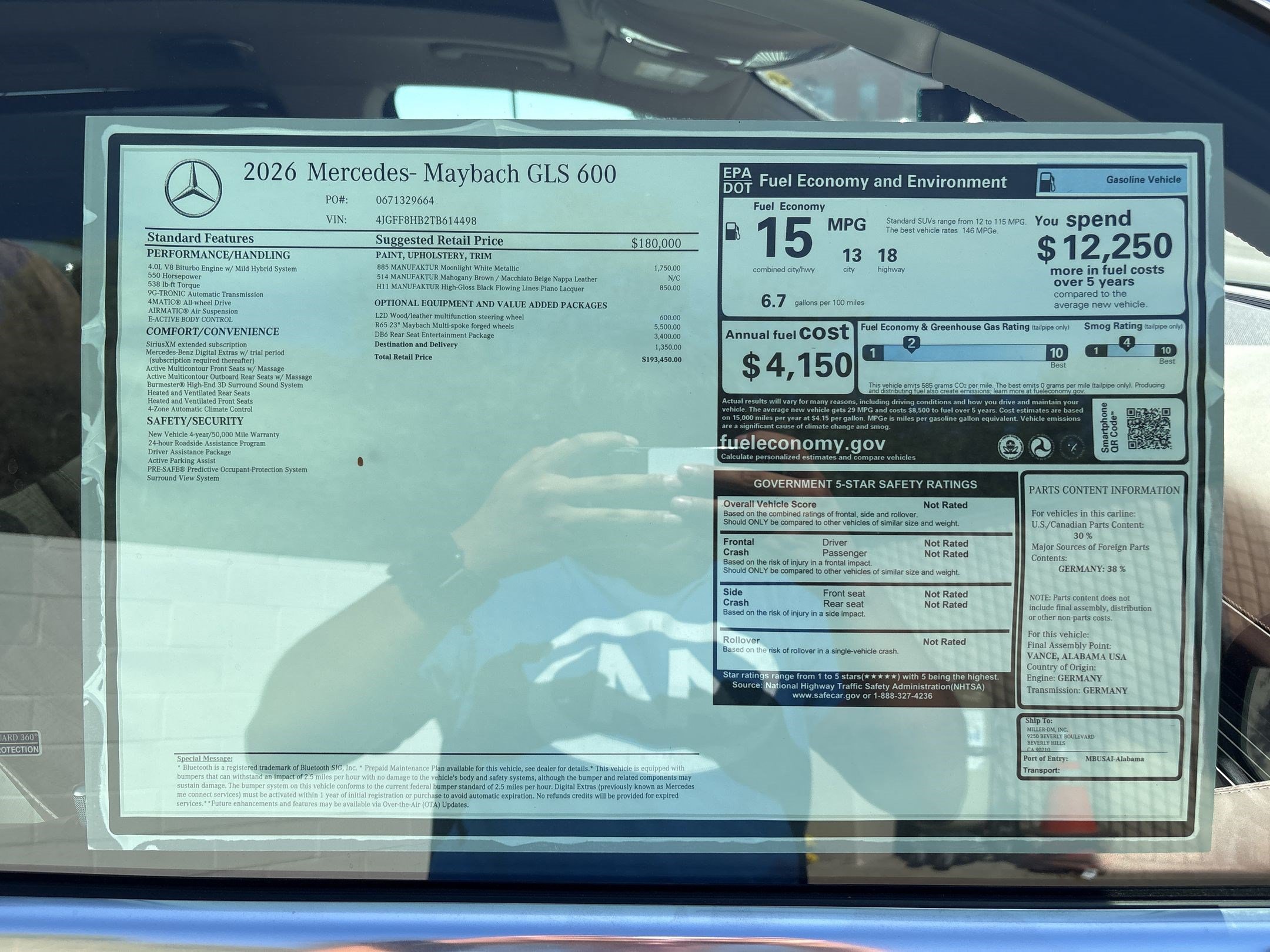 New 2026 Mercedes-Benz Maybach GLS 600 4MATIC image 31