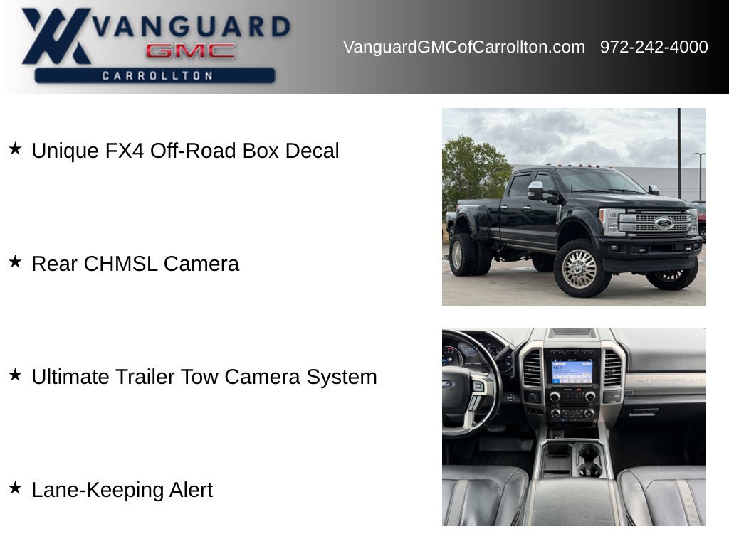 Used 2018 Ford F450 Platinum w/ Platinum Ultimate Package AWD/4WD image 12