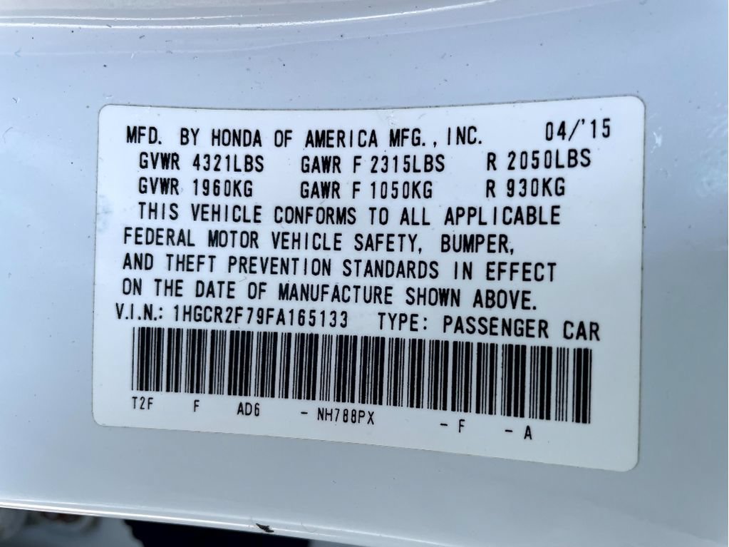 Used 2015 Honda Accord EX image 23