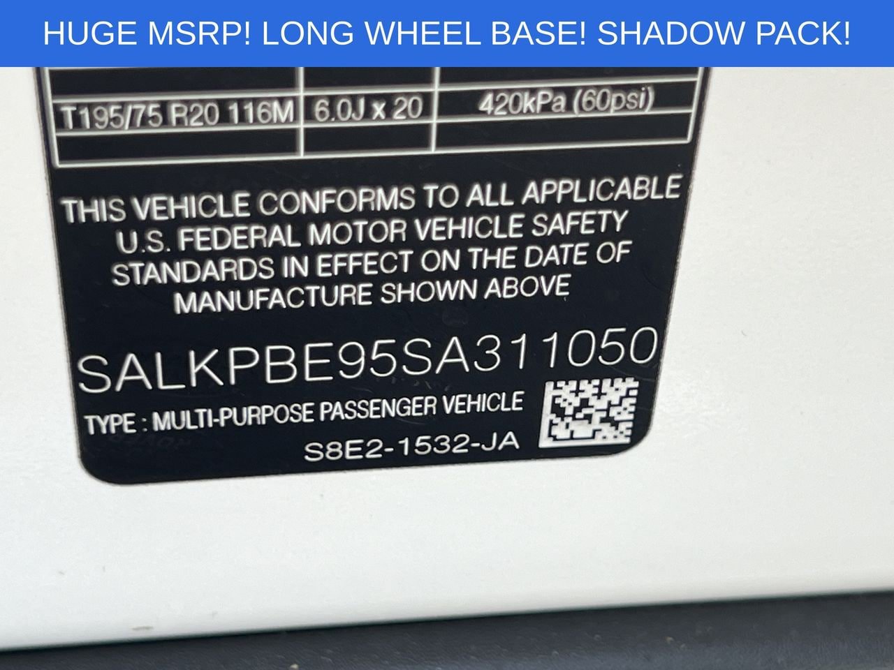 Used 2025 Land Rover Range Rover Long Wheelbase SE AWD/4WD image 29