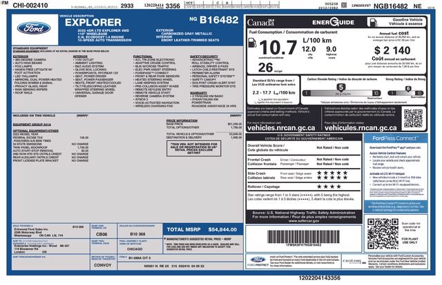 Used 2022 Ford Explorer Limited AWD/4WD image 6