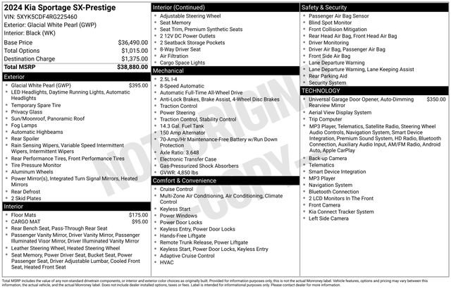 Used 2024 Kia Sportage SX AWD/4WD image 20