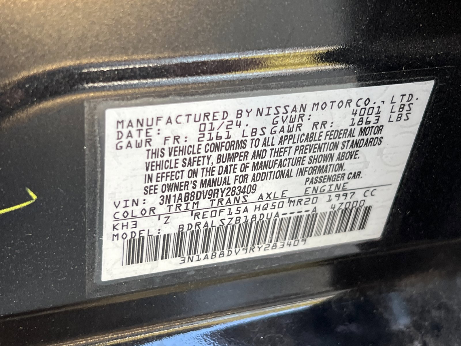 Used 2024 Nissan Sentra SR w/ SR Premium Package image 25