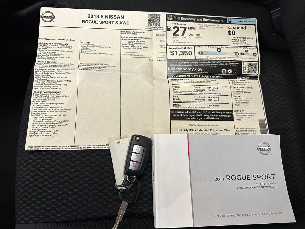 Used 2018 Nissan Rogue Sport S w/ S Appearance Package AWD/4WD image 14