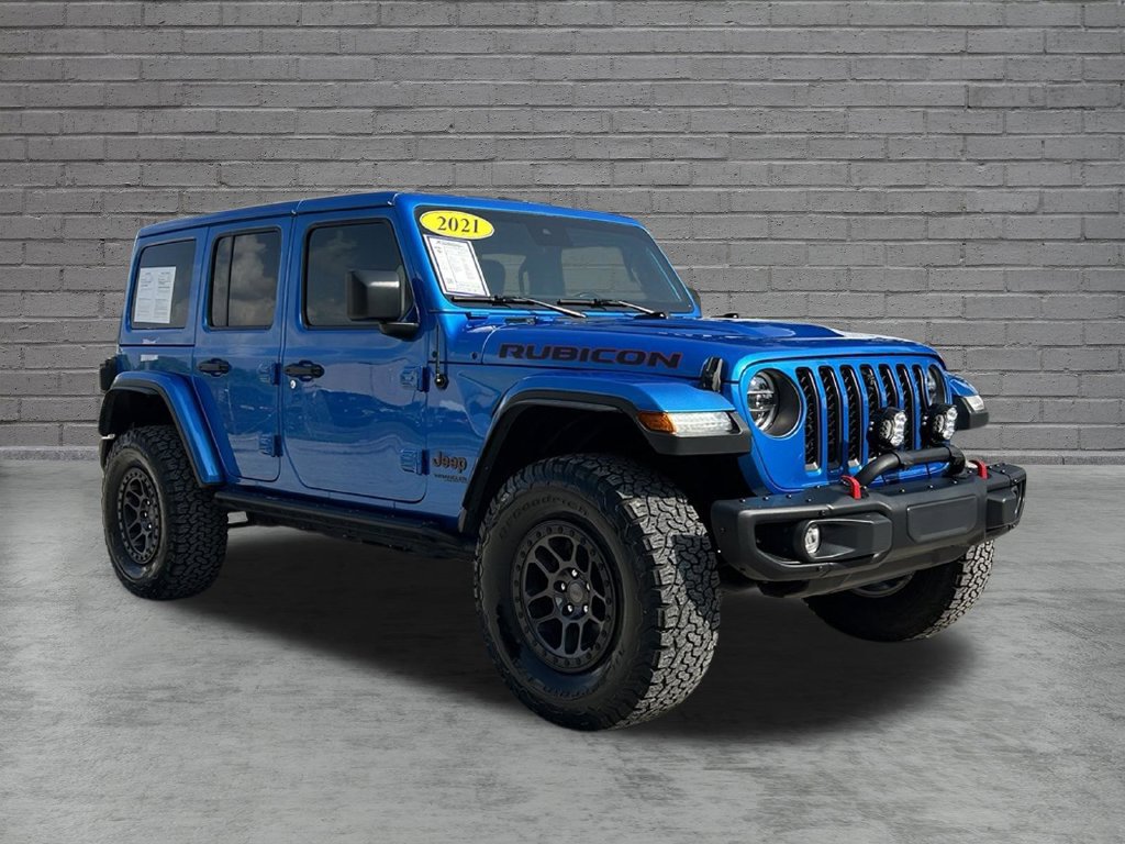 Certified 2021 Jeep Wrangler Unlimited Rubicon w/ Xtreme Recon 35" Tire Package AWD/4WD image 4