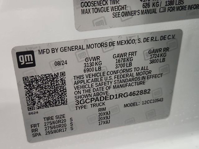 Used 2024 Chevrolet Silverado 1500 RST w/ LPO, Liner Protection Package RWD image 32