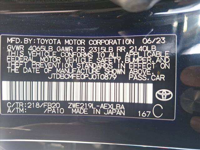 Certified 2023 Toyota Corolla LE w/ Carpet Mat Package (TMS) FWD image 19
