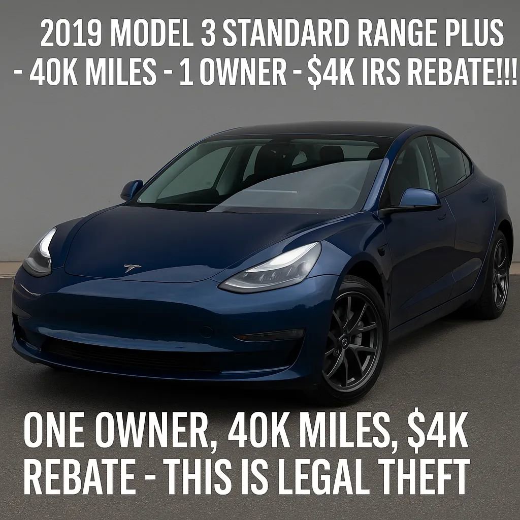Used 2019 Tesla Model 3 Standard Range Plus