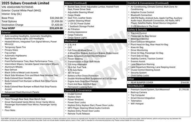 Used 2025 Subaru Crosstrek 2.5i Limited image 4