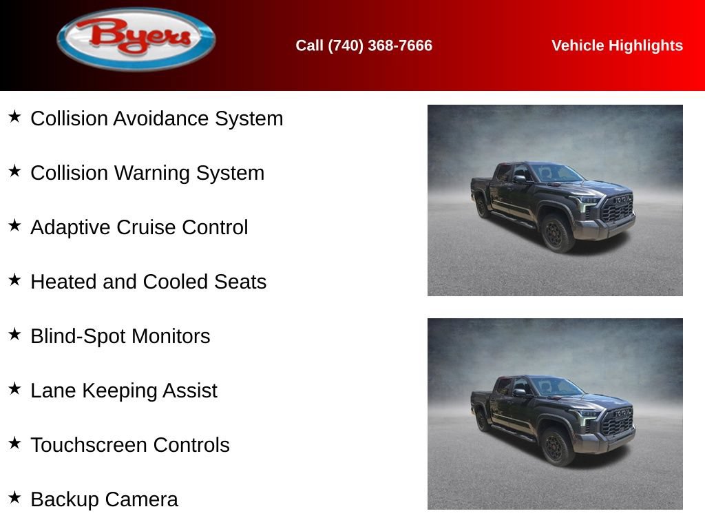 Used 2025 Toyota Tundra TRD Pro w/ Tow Tech Package AWD/4WD image 11
