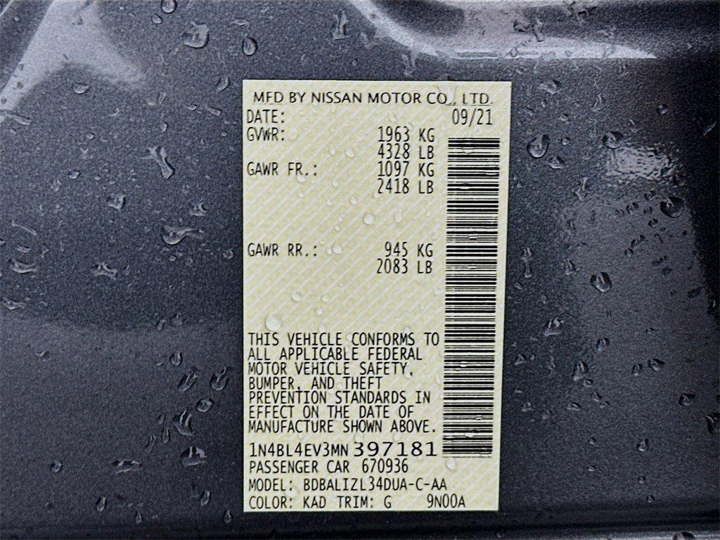 Used 2021 Nissan Altima 2.5 SL image 34