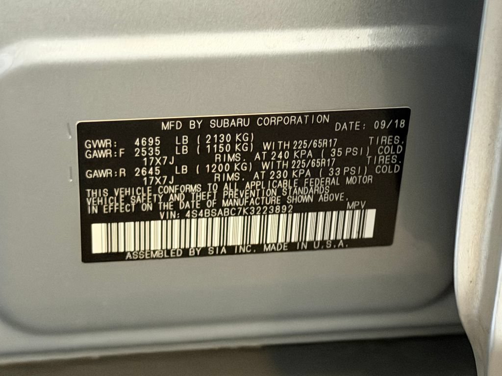 Used 2019 Subaru Outback 2.5i AWD/4WD image 26