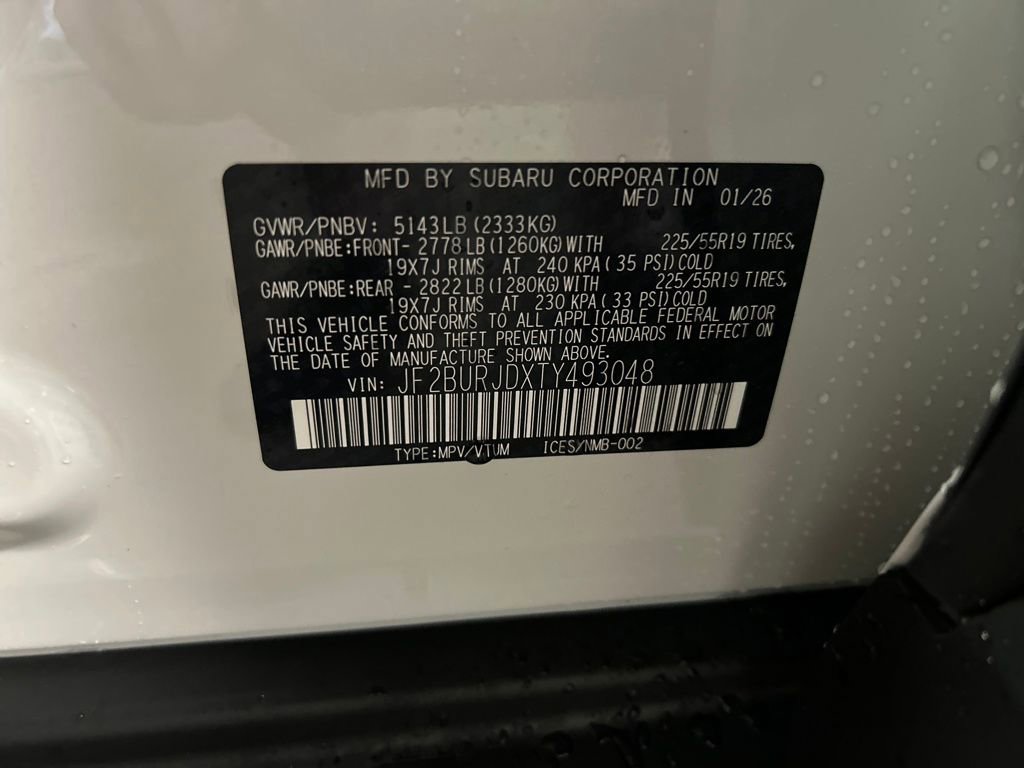 New 2026 Subaru Outback Touring XT image 15