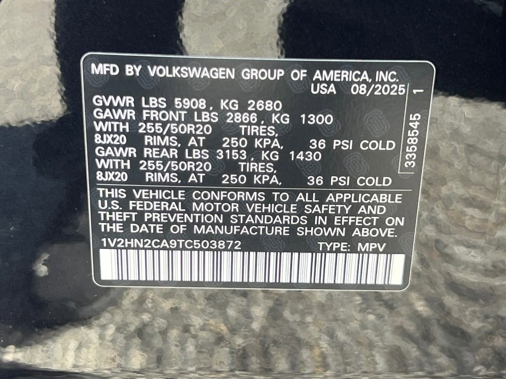 New 2026 Volkswagen Atlas SE image 31