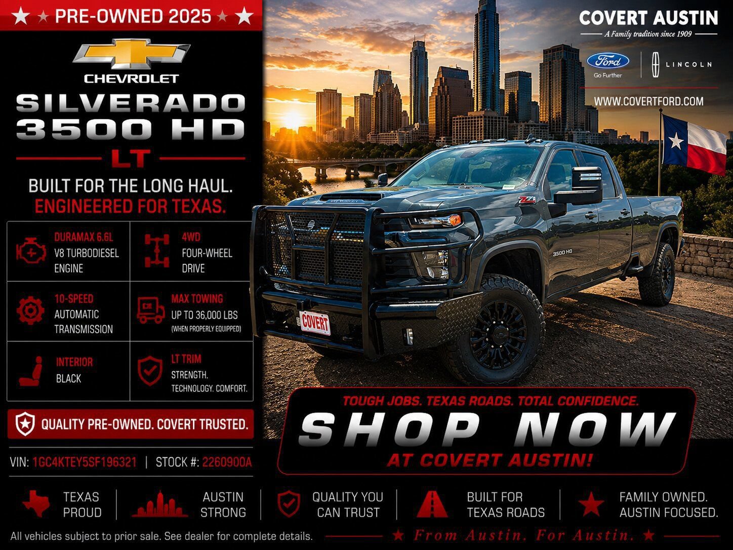 Used 2025 Chevrolet Silverado 3500 LT w/ Convenience Package AWD/4WD image 1