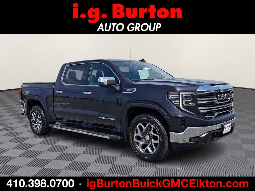 Used 2022 GMC Sierra 1500 SLT w/ SLT Premium Plus Package AWD/4WD image 1