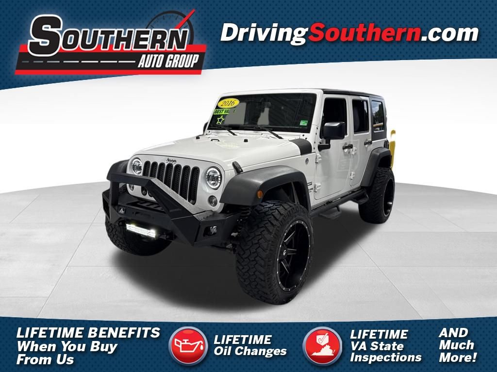 Used 2016 Jeep Wrangler Unlimited Sport w/ Quick Order Package 23S AWD/4WD image 1
