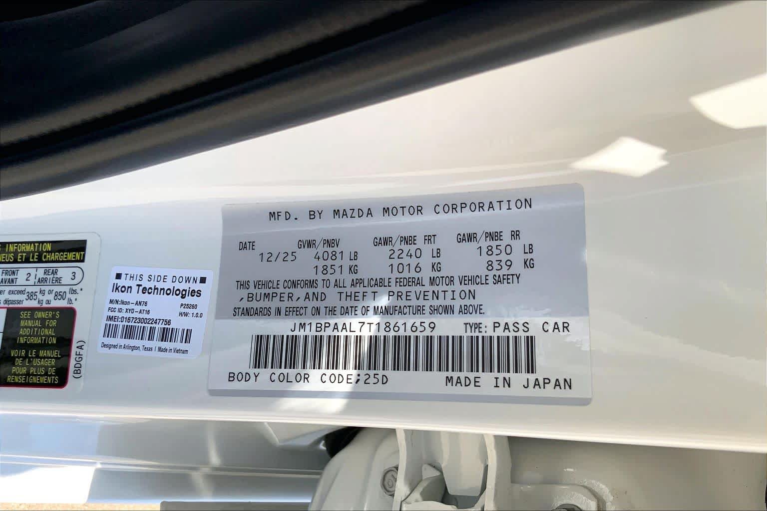 Certified 2026 MAZDA MAZDA3 s FWD image 31