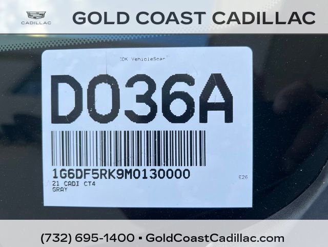 Certified 2021 Cadillac CT4 Premium Luxury AWD/4WD image 23