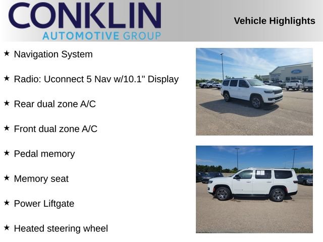 Used 2024 Jeep Wagoneer Series II w/ Flexible Seating Group RWD image 2