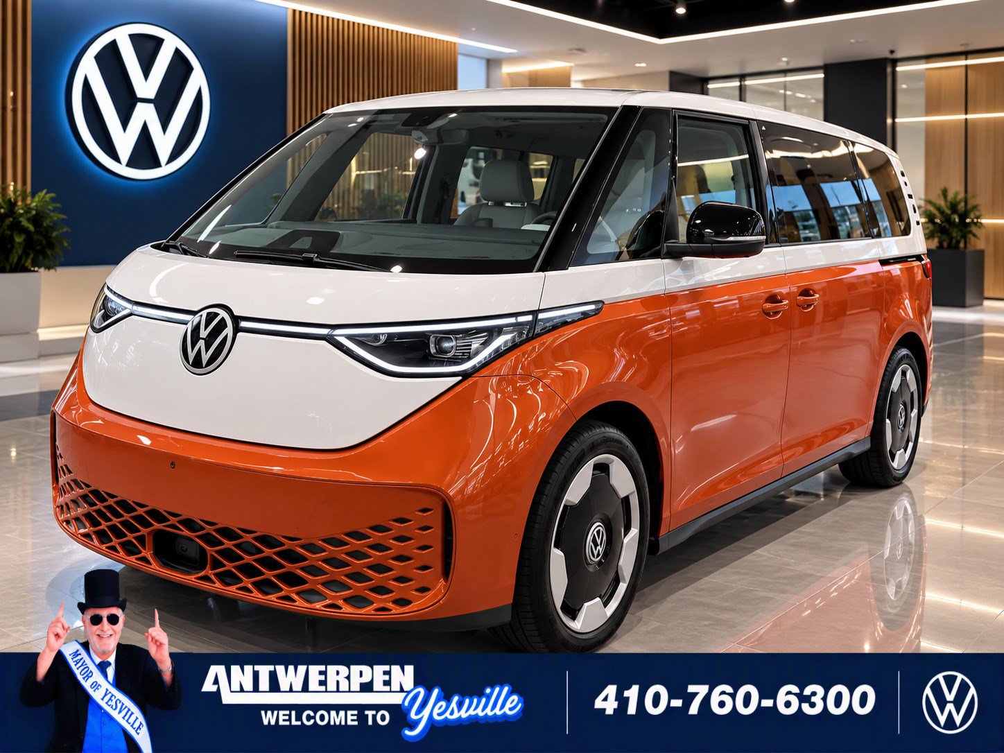Used 2025 Volkswagen ID. Buzz Pro S Plus AWD/4WD image 1