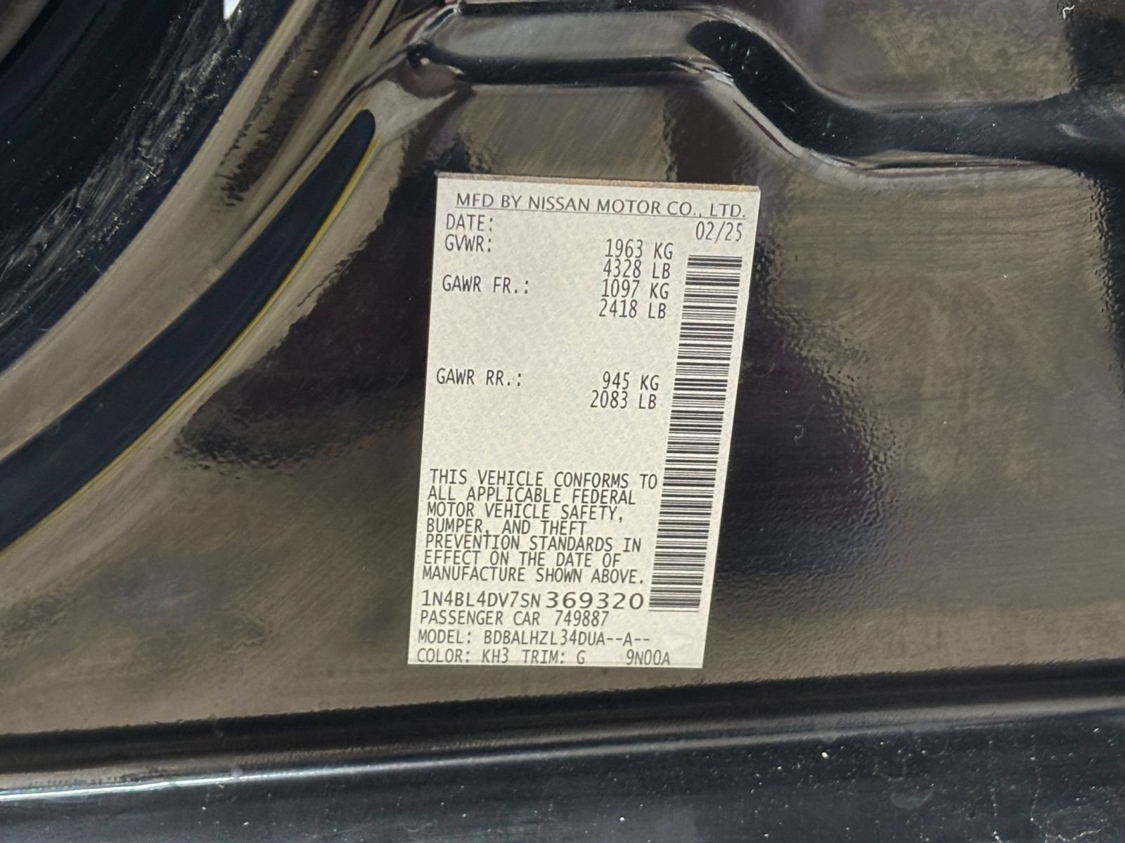 Used 2025 Nissan Altima 2.5 SV FWD image 28