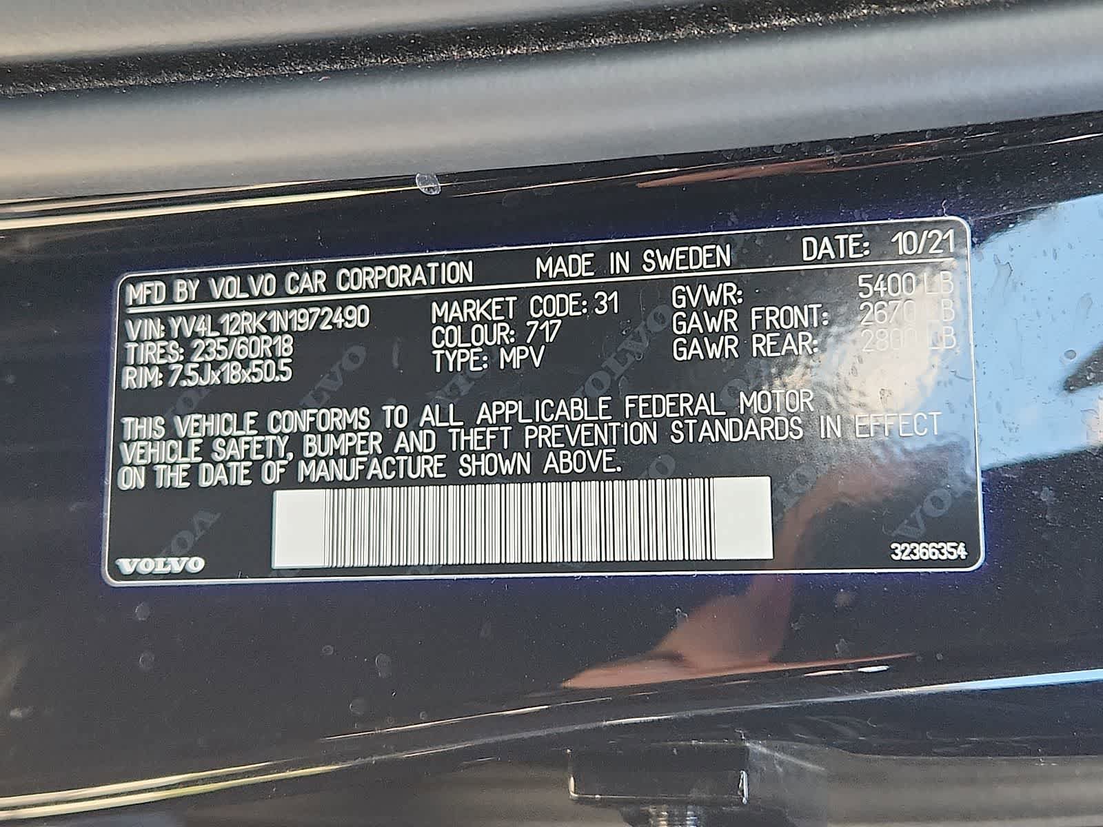 Used 2022 Volvo XC60 B5 Momentum image 27