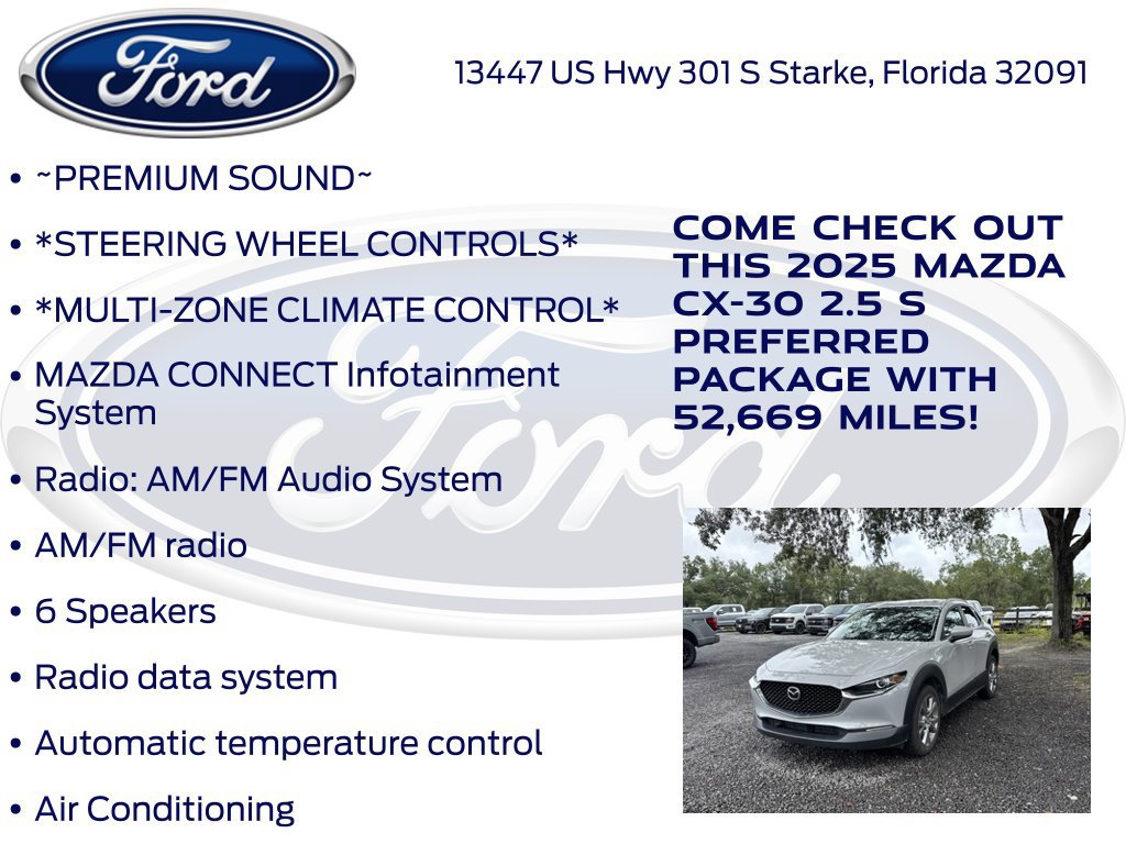 Used 2025 MAZDA CX-30 AWD 2.5 S w/ Preferred Package image 17