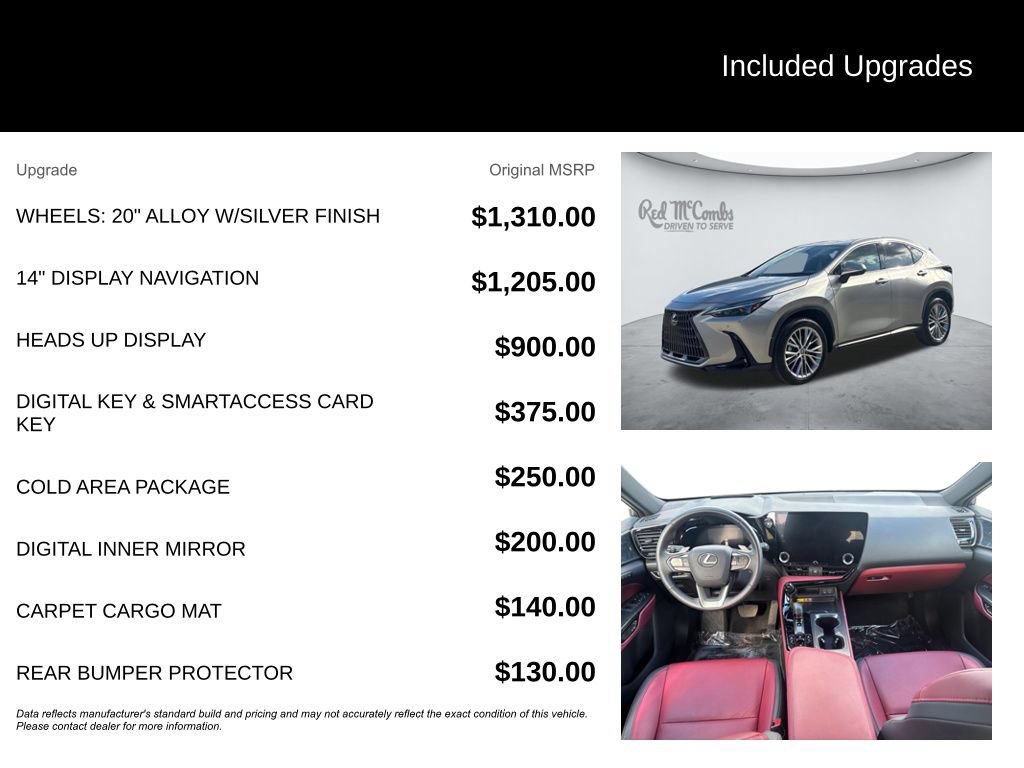 Used 2025 Lexus NX 350 AWD w/ Cold Area Package image 5