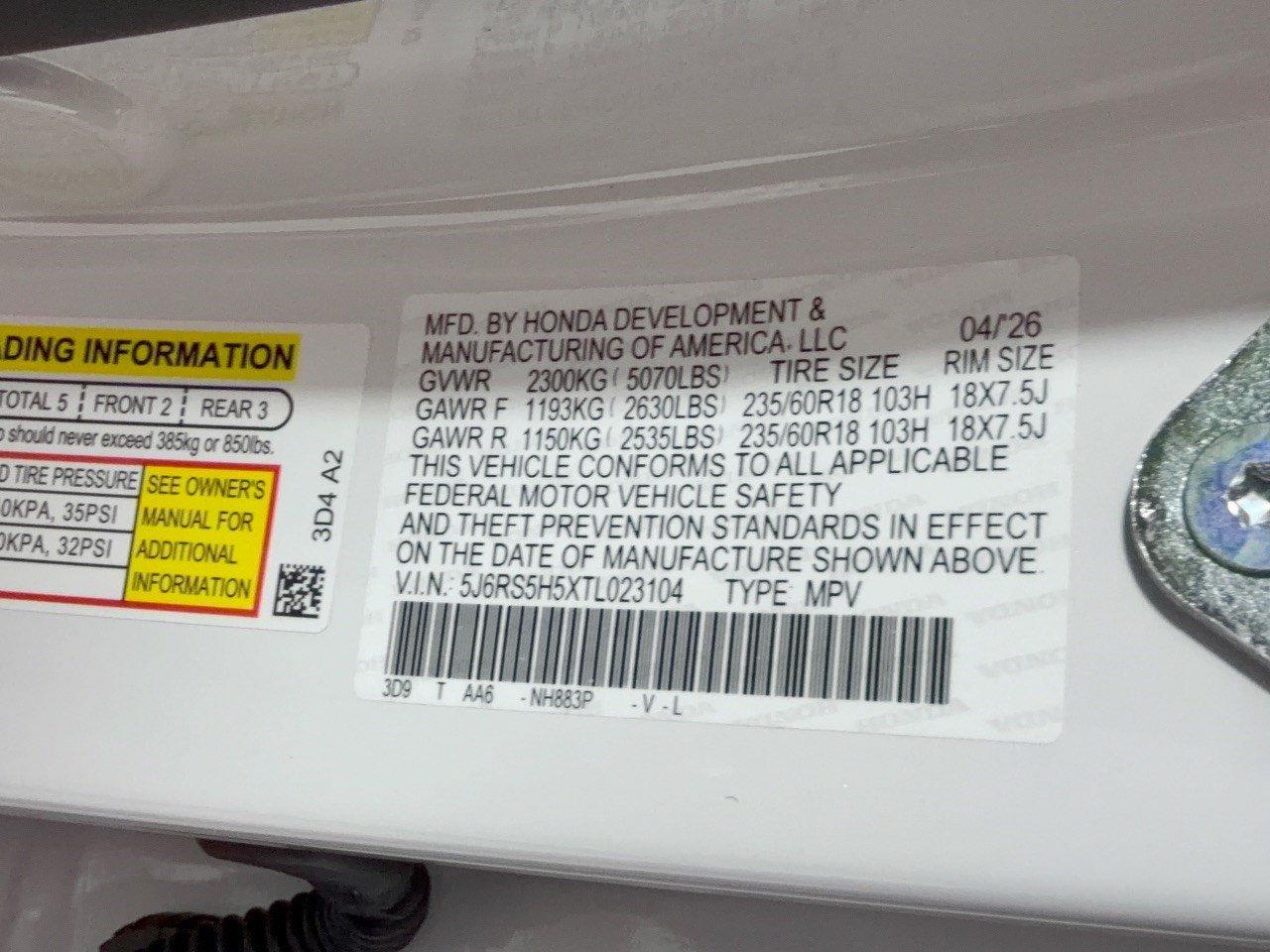 Certified 2026 Honda CR-V Sport image 32