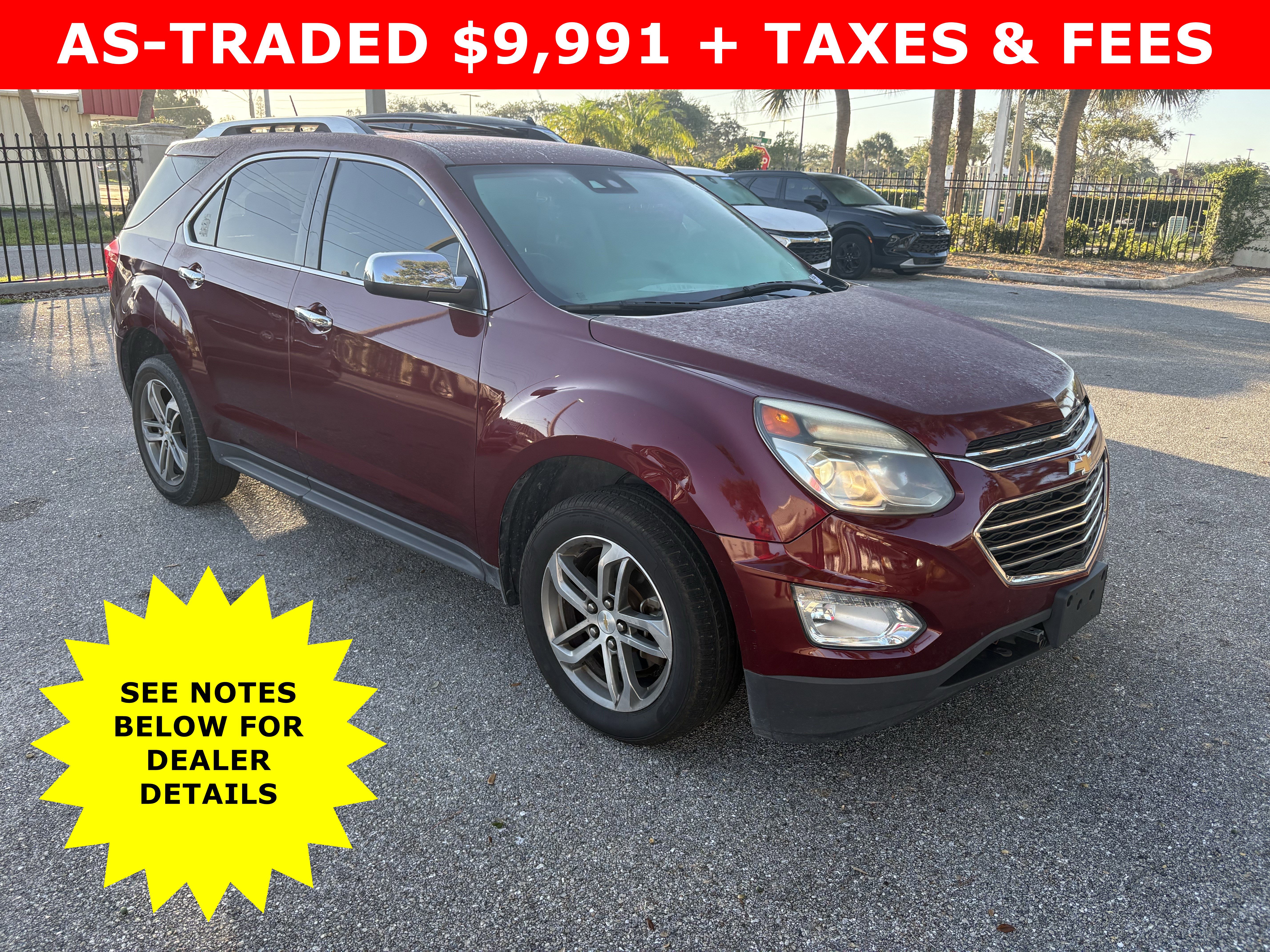Used 2017 Chevrolet Equinox Premier w/ Enhanced Convenience Package