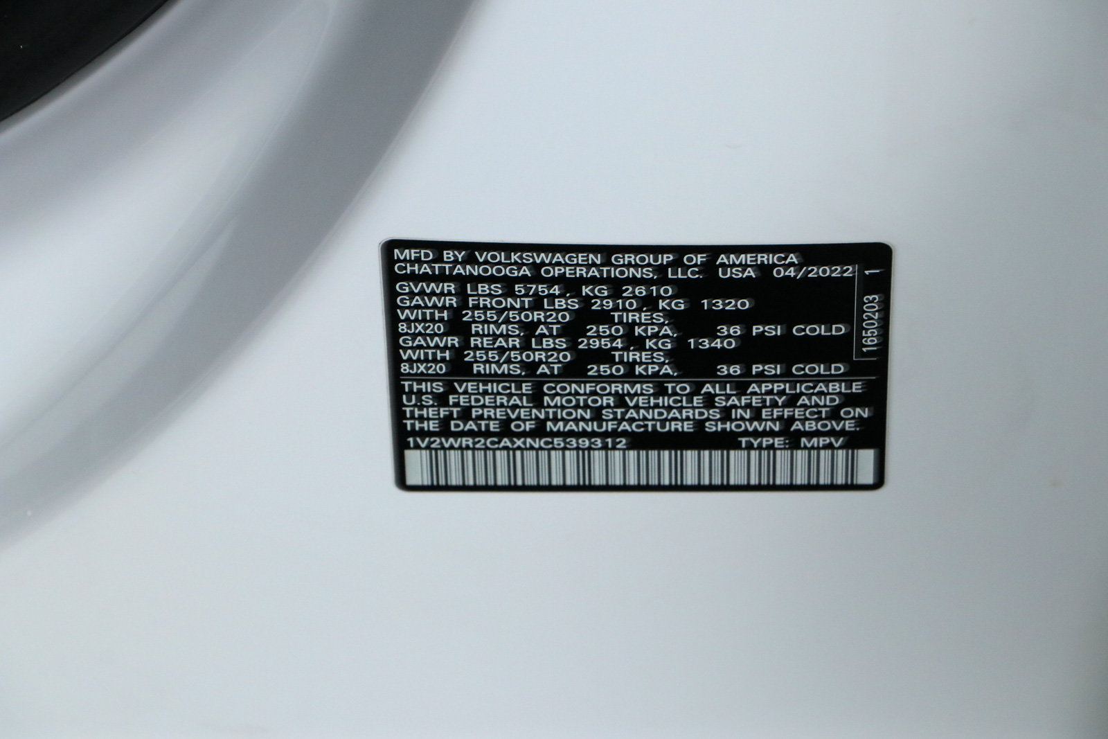 Used 2022 Volkswagen Atlas SE FWD image 33