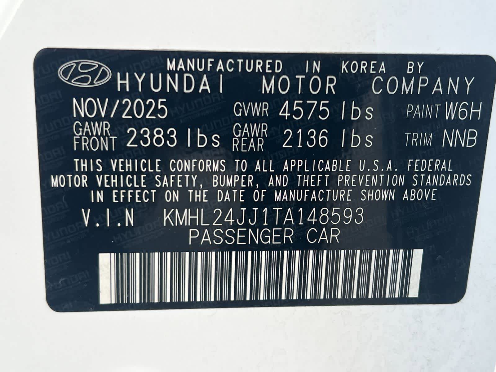 Certified 2026 Hyundai Sonata Blue FWD image 31