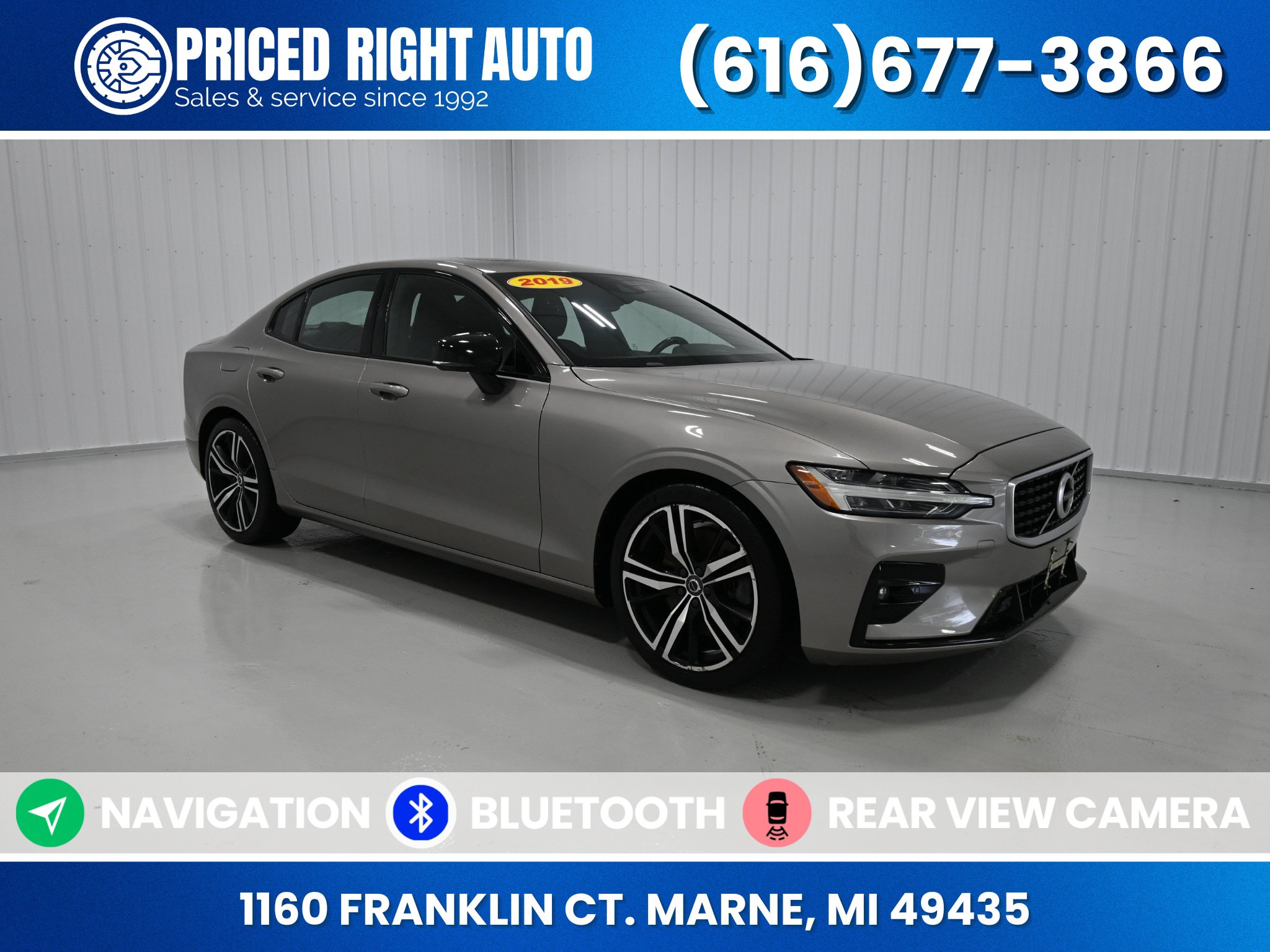Used 2019 Volvo S60 T6 R-Design AWD/4WD image 1