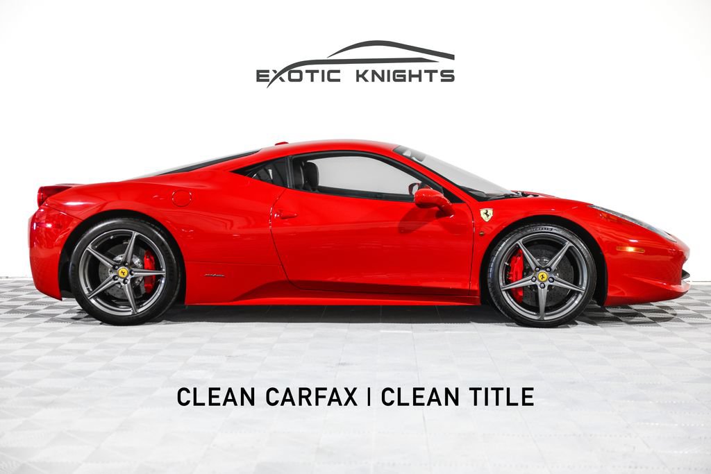 Used 2014 Ferrari 458 Italia Coupe RWD image 1