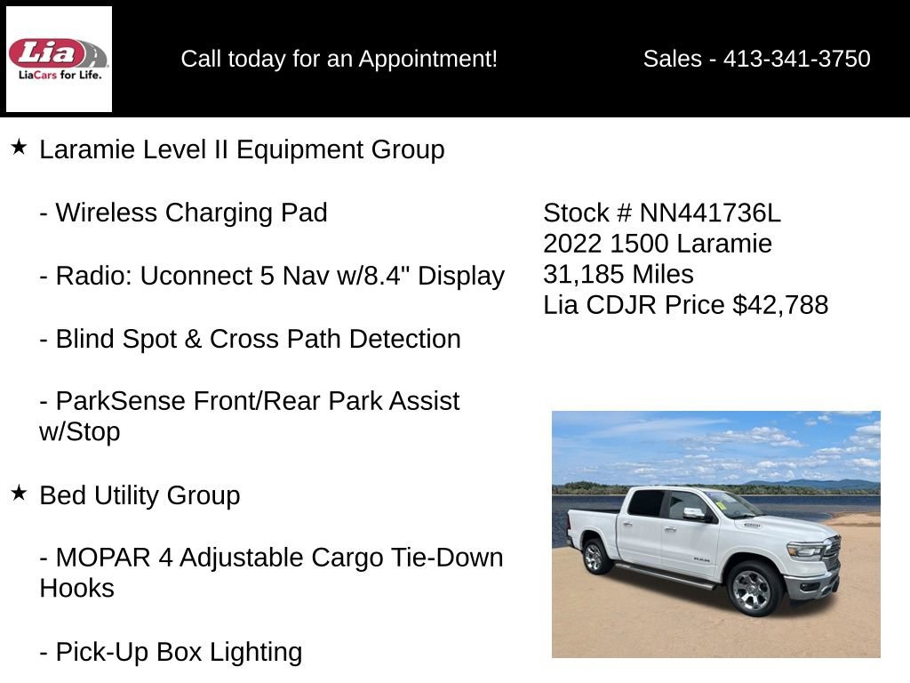 Used 2022 RAM 1500 Laramie AWD/4WD image 11