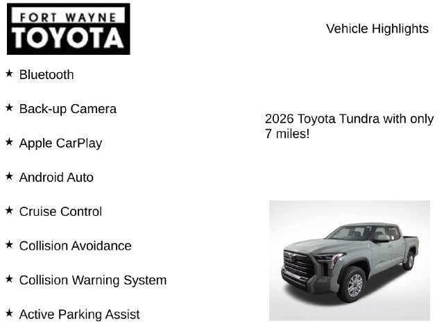 New 2026 Toyota Tundra SR5 w/ SR5 Premium Package AWD/4WD image 8