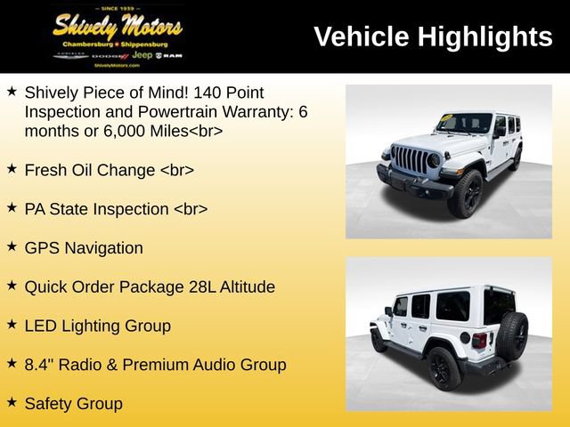 Used 2020 Jeep Wrangler Unlimited Sahara AWD/4WD image 7