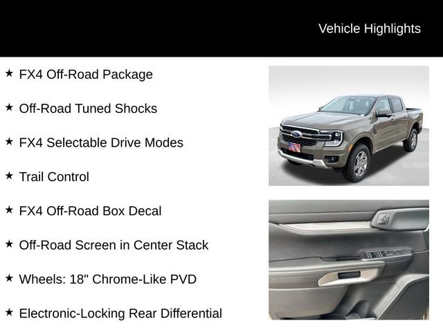 New 2025 Ford Ranger Lariat w/ FX4 Off-Road Package AWD/4WD image 7