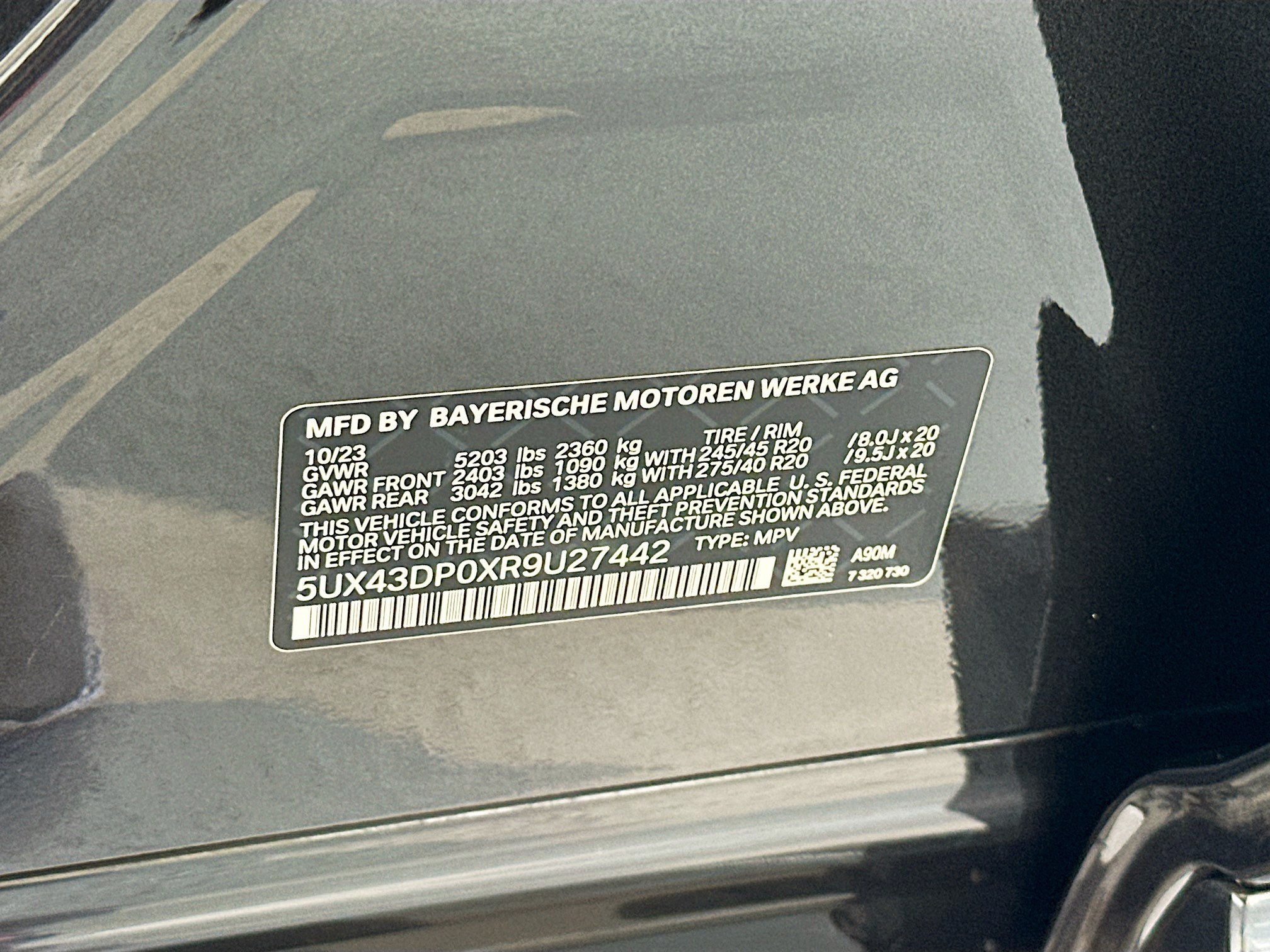 Used 2024 BMW X3 sDrive30i w/ M Sport Package RWD image 32